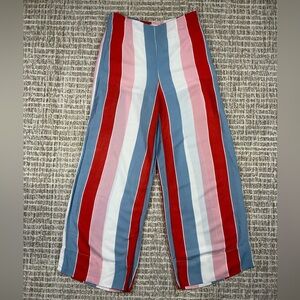Vestique Multicolor Striped Pants Sz M